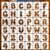 FINGERINSPIRE 36PCS Flame Letters Stencils with A Paint Brush 3.9×3.9inch A-Z Letter and 0-9 Number Stencils Plastic Alphabet Spray Paint Stencil Letters Theme Template for Painting on Wood Wall