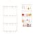 FINGERINSPIRE Hanging Display Storage Shelves with 32pcs Detachable Hooks Wood & PU Leather Beige Over the Door Organizer 4-Tier Wall Mounted Display Rack for Scrunchies & Headbands
