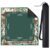 FINGERINSPIRE Mahjong Table Mat 33x33inch Chinese Courtyard Square Synthetic Rubber Tables Protector for Game Room Club Lounge Peacock and Floral Non-Slip Gaming Surface Cover with Storage Bag