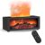 Fireplace Flame Essential Oil Aroma Diffuser for Home, Black | Bedroom & Office Use, Yoga Compatible, Large Size, Flame Effect Design, Decorative Diffuser