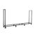 Firewood Stand Firewood Rack Outdoor Wood Rack For Firewood Storage Rack With Wood Base To Store Logs Of Various Size For Patio Deck Metal Log Holder Stand Tubular Steel Wood Stacker Outdoor Tool Dail
