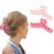 Firopia 2Pcs Valentine’s Day Pink Hair Claw Clips for Women | Pink Heart Claw Clip for Thick Thin Curly Hair | Nonslip Valentines Hair Accessories