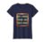 First Day of School Colorful Abacus Illustration T-Shirt, Women, Navy Blue, Large