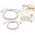 First Day of School Matching Bracelet Set – Back to School Gifts for Kindergarten Pre-K 1st Grade, Adjustable Heart Clay Bead Bracelets for Mom and Me, Family Matching Jewelry Set with Card (Purple-Cute)