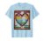 First Grade Teacher Abacus Heart Graphic T-Shirt, Men, Baby Blue, X-Large