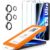 firtstnow 3 Pack for Samsung Galaxy S25 Ultra Screen Protector Tempered Glass + 1 Pack Camera Lens Protector, Military Grade Shatterproof, 9H Hardness, Fingerprint Unlock,Case Friendly 6.9 Inch