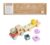 Fisher-Price Wood Baby Toy Stacking Train, 9-Piece Activity with Silicone & Wooden Blocks for Infants & Toddlers Ages 9+ Months