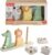 Fisher-Price Wood Baby Toy Stack & Sort Animals, 10 Wooden Pieces for Developmental Play for Infants & Toddlers Ages 1+ Years