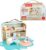 Fisher-Price Wood Pretend Play Toy Dollhouse Carry Along, 15-Piece Wooden Portable Playset for Travel Preschool Kids Ages 3+ Years