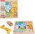 Fisher-Price Wood Toddler Toy Animal Puzzle, 12 Piece Wooden Shape-Sorting Activity for Preschool Kids Ages 2+ Years