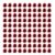 Fishing Bait Eyes 100pcs Self-Adhesive DIY Craft(Red 16mm)