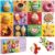 fishwisdom Jumbo Floor Puzzle for Toddlers, 48 Piece Puzzle Educational, 3 x 2 Feet Sweet Squares for Age 3-8