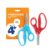 Fiskars 5″ Kids Blunt-Tip Scissors for Ages 4-7, Safety-Edge Blades, Scissors for School or Crafting, Back to School Supplies, Designed for Kid’s Hands, Turquoise & Red, 2-Pack