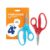 Fiskars 5″ Kids Pointed-Tip Scissors for Ages 4-7, Safety-Edge Blades, Scissors for School or Crafting, Back to School Supplies, Designed for Kid’s Hands, Turquoise & Red, 2-Pack