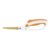 Fiskars Easy Action 8″ Titanium Scissors – Stainless Steel Fabric and Mixed Media Scissors – Arts and Crafts – Orange/White