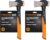 Fiskars Pro IsoCore 2.5 lb Splitting Maul, 14″ Wood Splitter Axe (Pack of 2)