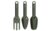 Fiskars Urban Plant Care 1080777 Planting Tools Set, 3-Piece Basic Kit for Plant Care, Space-Saving Design, Stainless Steel with Powder Coating, Olive Green