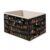 FITIE Witchy Gothic Tuxedo Cat Book Storage Bin Box with Handles, Book Reading Lover Decor and Gifts, Dark Academia Bookshelf Foldable Organizer Basket Toybox for Reading Room Library Home Books