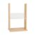 Fits Wardrobes and Cabinets: Clear Acrylic Shelf Divider with Support Brackets for Organized Storage (1 Piece)