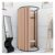 Fitting Room Clothing Store Fitting Room, Garment Replacement Partition Assembly Kit, Temporary Privacy Protection Cabana for Department Retail (Colour: Green, Size: 85×80×200cm) (Light Brown 100×95×
