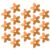 Five-Petal Flower Sequins and Gold Tone for Clothing Craft Decoration