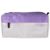 Five Star Pencil Pouch 9-Pocket Zipper Storage Organizer Case for Office Supplies Earbuds Chargers Cables Makeup, Tan/Purple (505600E)