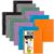 Five Star Spiral Notebook + Study App, 12 Pack, 1 Subject, Graph Ruled Paper, 8-1/2″ x 11″, 100 Sheets, Purple, Orange, Green, Blue, Gray, Black (38630)