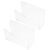 FIXOSHEE 2pcs Acrylic Desk Mail Organizer for Files and Greeting Cards