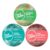 Fizz & Bubble Large Bath Fizzy Variety Pack 8 oz – 3 Pack (Cucumber Melon, Island Coconut, Pink Grapefruit)