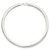 FJC Finejewelers Sterling Silver Omega 10mm Cubetto Necklace 18 Inches
