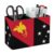 Flag of Papua New Guinea Desk Organizer PU Leather Caddy Holder