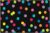 Flagship Carpets Just Teach Rainbow Polka Dots Classroom Area Rug for Indoor Classroom Learning or Kid Bedroom Educational Play Mat, 5’x7’6″, Multi