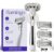 Flamingo Shaving Razor Set for Women – Razor Handle, 4 Razor Blade Refills, Shower Holder – Chrome (Pack of 10)