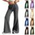 Flare Sweatpants for Women Stretch Flowy Y2K Wide Leg Baggy Yoga Pants
