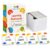 Flash a Fact Flash Cards for Toddlers | 80+ Real-Life Learning Flashcards with Wipeable Marker Tracing Practice, Alphabet, Numbers, Shapes & Colors, Preschool & Kindergarten Cards Ages 3+