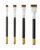Flat Paint Brush Set, Wood Handle Paint Brushes for Acrylic, Watercolor