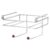 FLCPJGV Cabinet Storage for Boards, Stainless Steel Kitchen Cabinet Organizer Rack for Shelves,