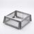 FLCPJGV Camp Windscreen Folding Portable, AINLESS EEL Conruction, ainless-033r M, Outdoor Cooking Accessory, for Bushcraft, Wind Deflector for ST-032RS L fire Pit, 460x460x180mm, 2.5kg