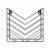FLCPJGV Wall Magazine Rack Wire Magazine Organizer Metal Book Storage Angled Frame Rectangular Open Style Suitable for Office Living Room Study Area , Black