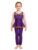 Fldy Girls Dance Performance Fancy Wear Trick or Treat Purple 12 Years