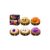 FlekmanArt Halloween Spooky Glitter Dumpling Squishies Toys, Cute Halloween Decor Dumplings Stress Balls for Adults Fidget Toy with Steamer, Ghost Bao Bun Squishes for Anxiety Relief1pc