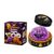 FlekmanArt Halloween Spooky Glitter Dumpling Squishies Toys, Cute Halloween Decor Dumplings Stress Balls for Adults Ghost Bao Bun Squishes for Anxiety Relief Fidget Toy with Steamer,1pc