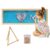 Flenpptly Sensory Wall Panel, Sequin Flip Fabric with Wooden Frame, Blue