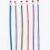 Flexible Bendable Pencils with Eraser, Colorful Striped, 30 Pcs