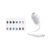 Flexible Bendable Tube USB Moon Galaxy Projector Lamp, LED Starry Sky Projection Night Light with Multiple Space Pattern Films, Indoor Ambient Decor Light for Bedroom, Dorm, Wall and Ceiling Decor