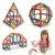 Flexible Building Stick Blocks, 128PCS Building Toys 10 Year Old Boy, Building Rods Blocks Construction Set, Montessori Educational Toy for Boys and Girls