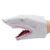 Flexible Mouth Fish Vinyls Toy Hand Puppet for Role, Dark Gray
