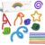 Flexible Sensory Fidget Sticks for Kids, Textured Silicone Fidget Toys for Stress Relief, Calm Down Quiet Desk Toys for Classroom ,Travel, Autism ADHD Easter Basket Stuffers Gifts for Boys Girls