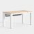 FLEXISPOT E3Q-PRO 4-Leg Standing Desk, 55″x28″ Rubberwood, Natural