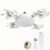 Flexyony Ceiling Fans Light E27 Socket Fan Light with Remote Control 2000lm
